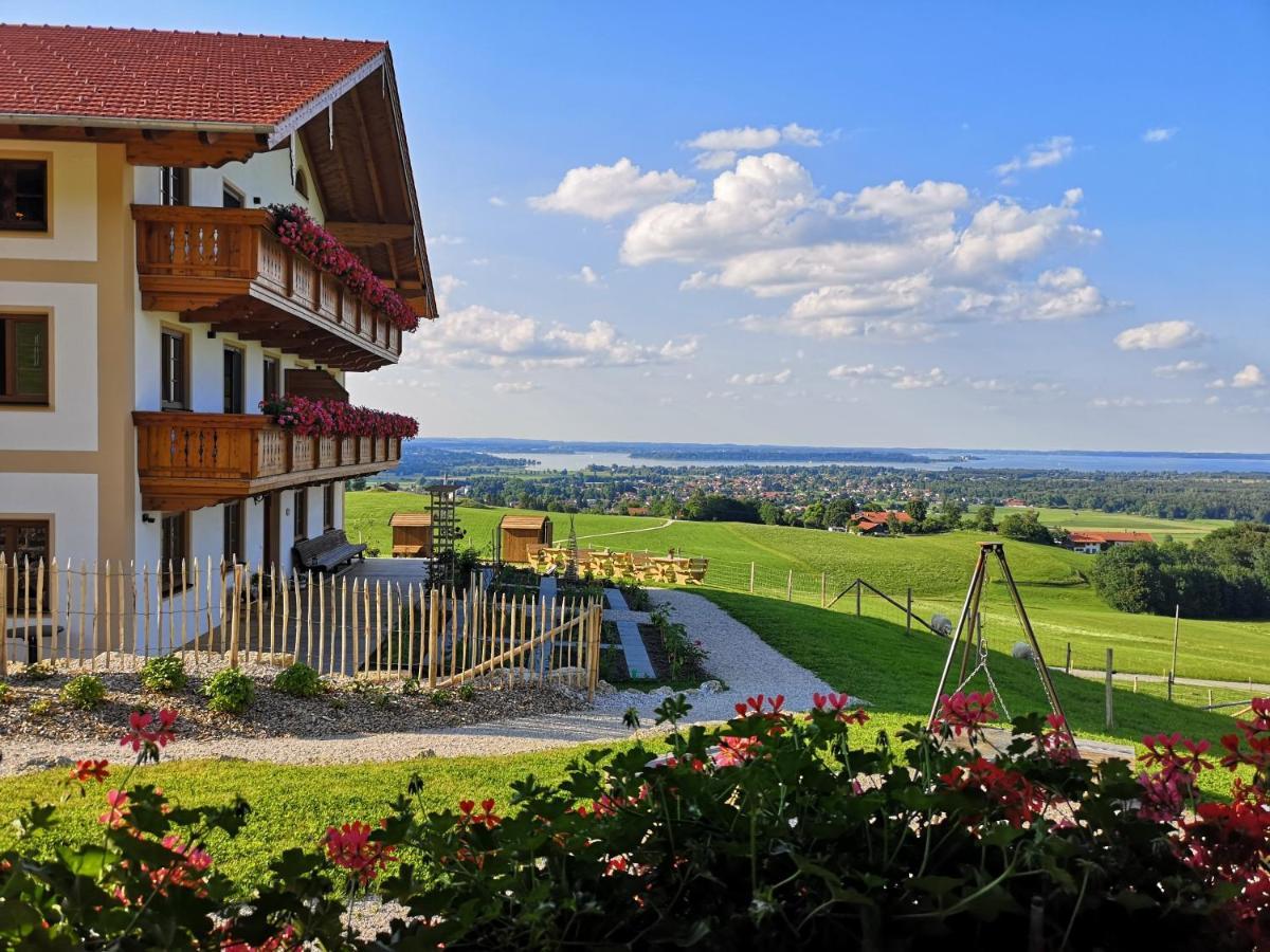 הוילה ברנאו אם כימסי Schleipfnerhof Urlaub Auf Dem Bauernhof מראה חיצוני תמונה